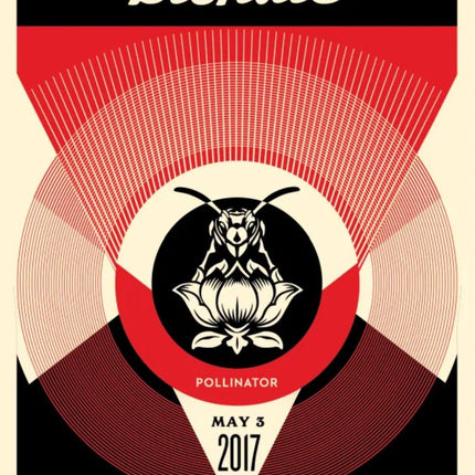 Blondie Live at the Roundhouse- Black Silkscreen Print by Shepard Fairey- OBEY