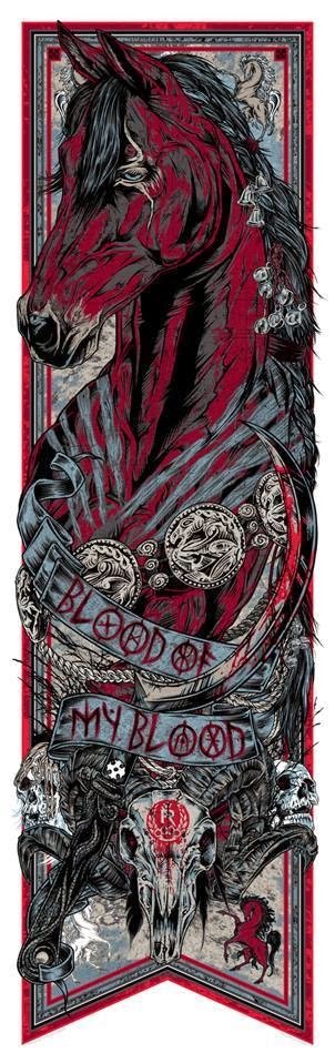 Blood of My Blood Silkscreen Print by Rhys Cooper