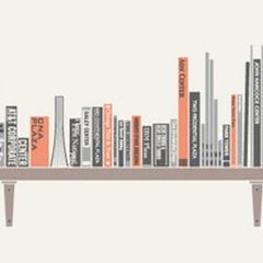 Bookshelf Chicago 2016 Silkscreen Print by Sean Mort