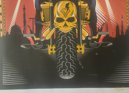 Born To Ride AP Artist Proof Giclee Print by Marwan Shahin