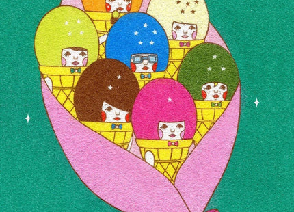 Bouquet Iceman Icecream Giclee Print by Naoshi
