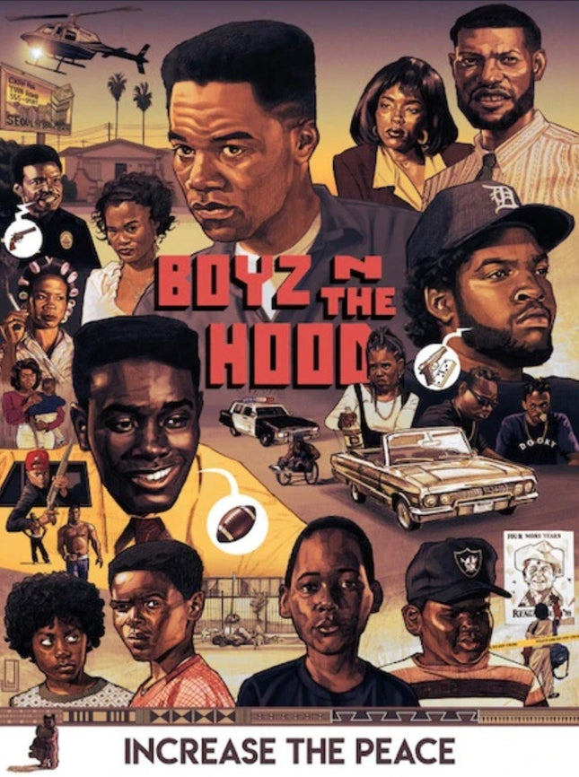 Boyz N The Hood Giclee Print by Joshua L Johnson