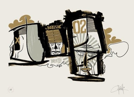 Breed Silkscreen Print by Dave Kinsey