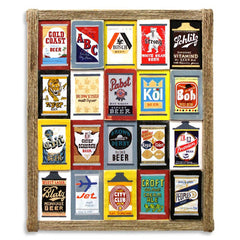 Brew Collection Original Wood Acrylic Painting by Jesse Kassel