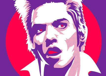 Brian Slade 73 Tour 2011 Silkscreen Print by Jeremy Wheeler