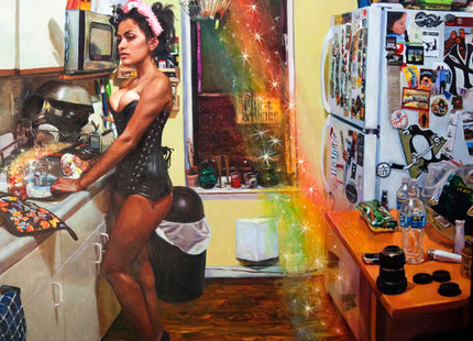 Brooklyn Rainbows Giclee Print by Natalia Fabia