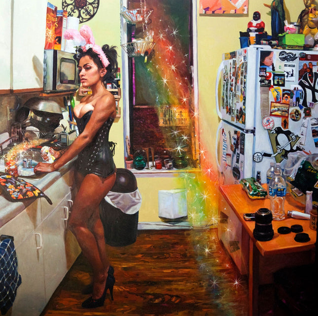 Brooklyn Rainbows Giclee Print by Natalia Fabia