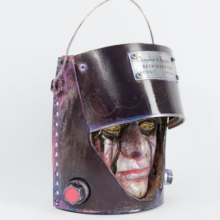 Bucket Head #4 Spray Paint Can - Sprayed Paint Art Collection