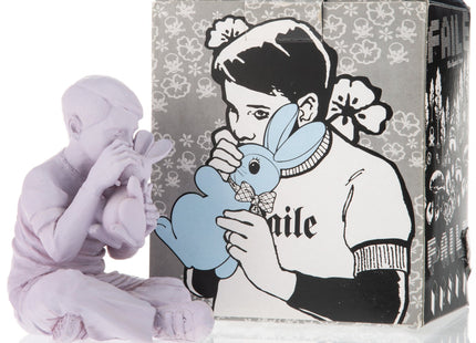 Bunny Boy- Lavender Art Toy Sculpture by Faile
