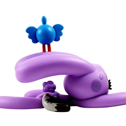 BunnyKitty Lavender Vinyl Art Toy Sculpture by Dave Persue