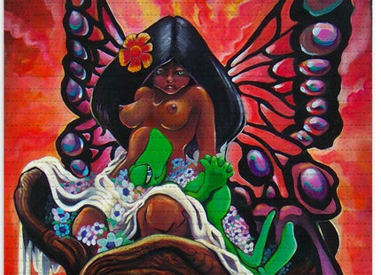 Buttercup Blotter Paper Archival Print by Mark Bode