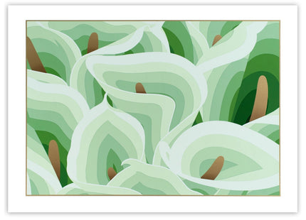 Calla Earth Oversized Silkscreen Print by Jet Martinez