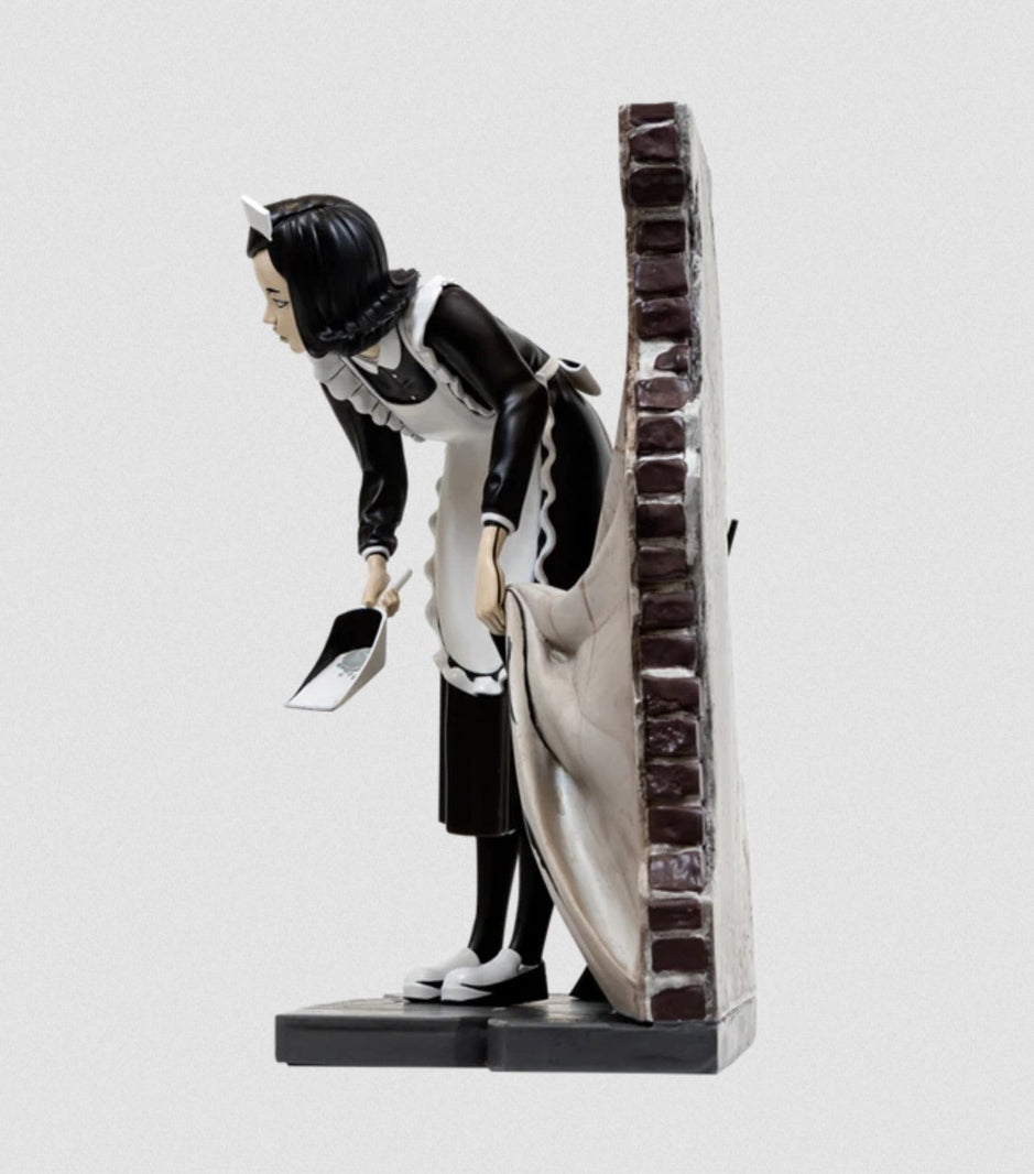 Camden Maid Polystone Sculpture by Brandalised Sprayed Paint Art