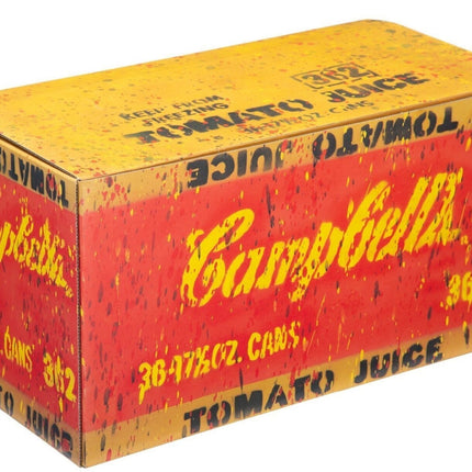Campbells Tomato Juice Box II-P Lithograph Sculpture by Madsaki