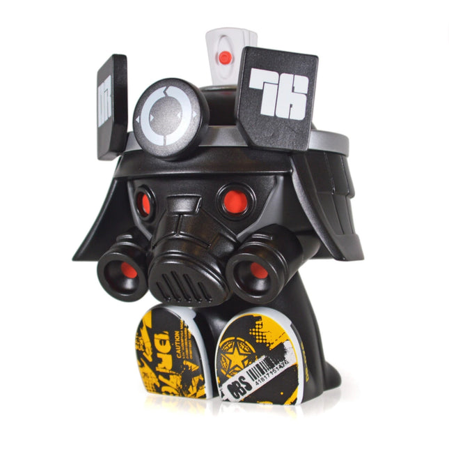 Canbot76- Gunmetal Black OG Canbot Canz Art Toy by Dragon76 x Czee13