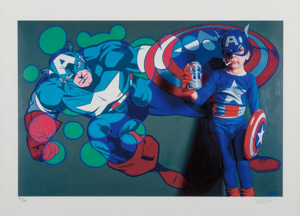 Captain Kid Archival Print by Ron English