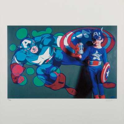 Captain Kid Archival Print by Ron English