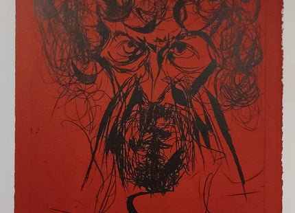 Capturing The Prophets Gaze Silkscreen by Jeff Rial