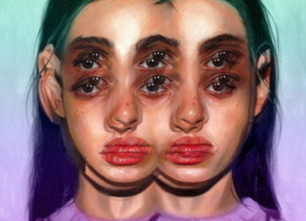 Carousel Ombre Giclee Print by Alex Garant