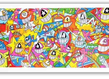 Catch The Stars Uncut Special Edition Serigraph Print by El Pez