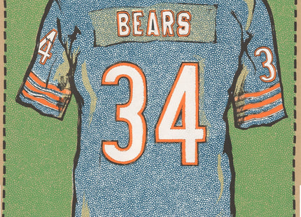 Chicago Bears AP Silkscreen Print by Fugscreens