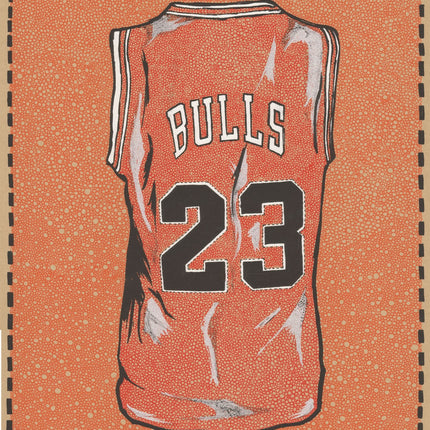 Chicago Bulls AP Silkscreen Print by Fugscreens