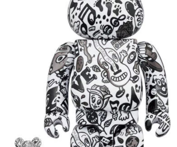 Chocomoo 100% & 400% Be@rbrick – Sprayed Paint Art Collection
