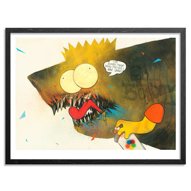 Cici N'est Pas Une Bart Simpson Archival Print by Shark Toof