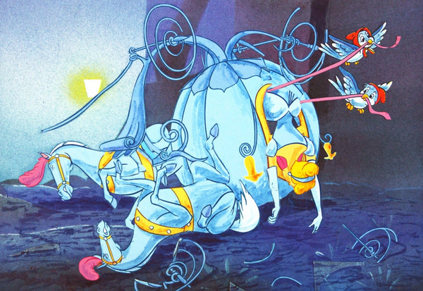 Impresión de archivo de Cinderella Carriage Crash por Jeff Gillette