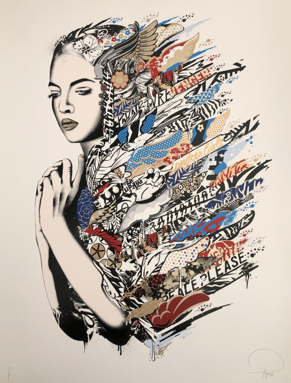 Cloak of Fire Silkscreen Print by Prefab77