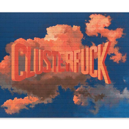 Clusterfuck Blotter Paper Archival Print by Wayne White