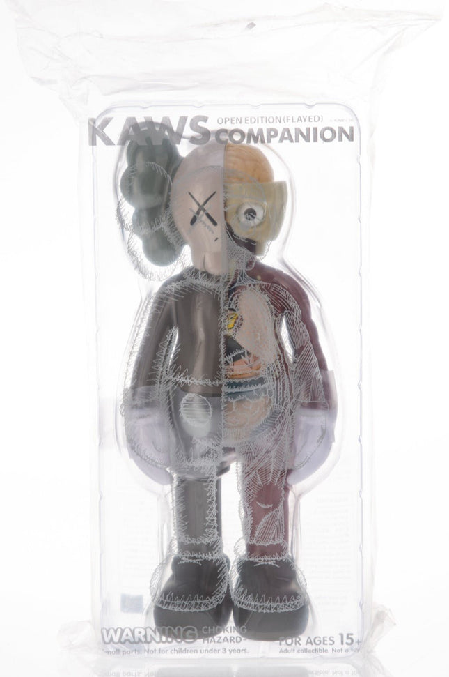 Companion Flayed- Brown Fine Art Toy by Kaws- Brian Donnelly