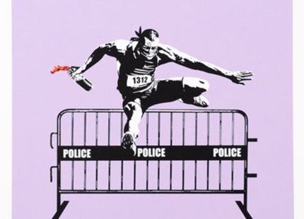 Conqueror Pink Silkscreen Print by MAD