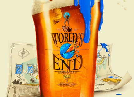 Cornetto Trilogy The Worlds End Lithograph Print by Patrick Connan