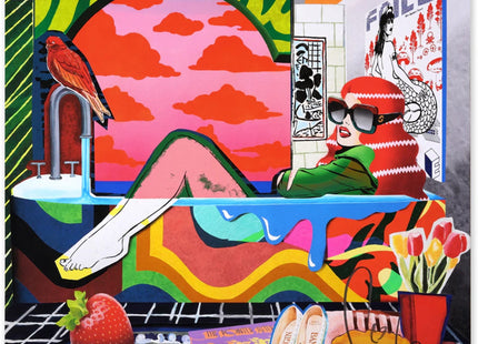 Couture Silkscreen Print by Faile