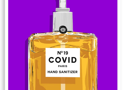 Covid No 19 Mauve Archival Print by Denial- Daniel Bombardier