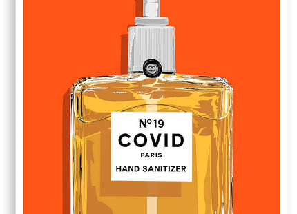 Covid No 19 Orange Archival Print by Denial- Daniel Bombardier