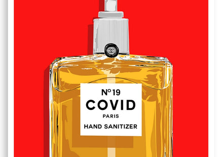 Covid No 19 Rouge Archival Print by Denial- Daniel Bombardier