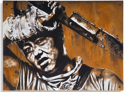 Culling HPM Silkscreen Cradled Wood Print by Eddie Colla