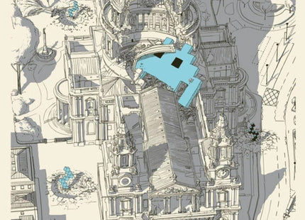 Cultural Impact St Pauls Silkscreen Print by Raid71