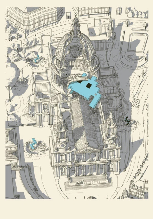 Serigrafía de Impacto Cultural St Pauls de Raid71