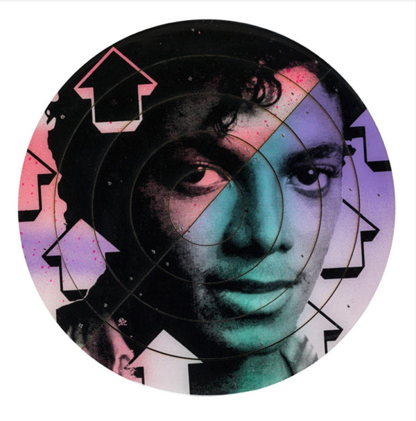 Cut The Record Michael Jackson Archival Print par Tavar Zawacki - Ci-dessus
