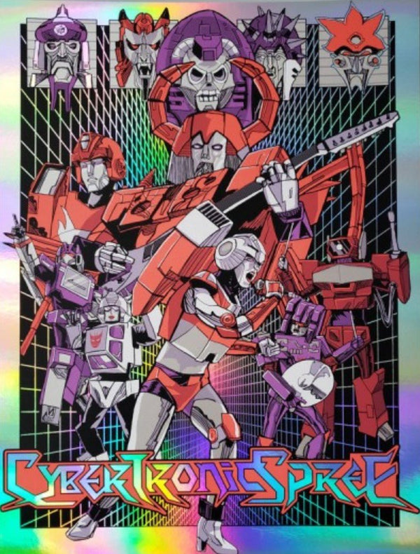 Cybertronic Spree 2019 Silkscreen Print by Tim Doyle