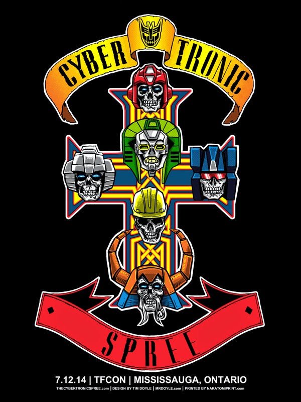 Sérigraphie Cybertronic Spree par Tim Doyle