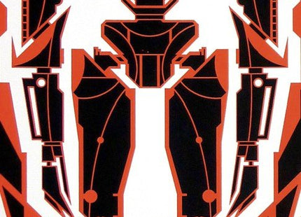 Cylon Red Silkscreen Print by Ron Guyatt