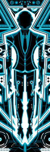 Daft Punk Tron 1 Silkscreen Print by Ron Guyatt
