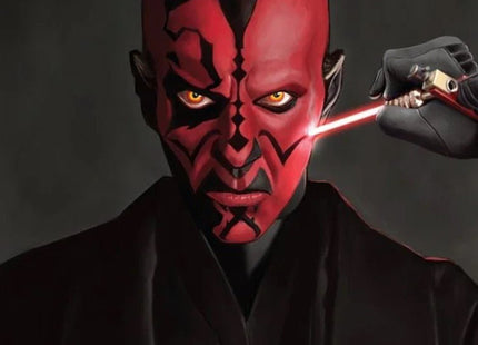 Darth Maul Gets Inked Giclee Print by Mark Hammermeister