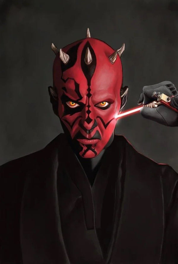 Darth Maul Gets Inked Giclee Print by Mark Hammermeister