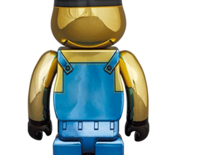 Dave Minion- Chrome 100% & 400% Be@rbrick
