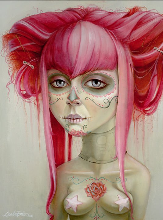 Day of the Dead Giclee Print by Leslie Ditto